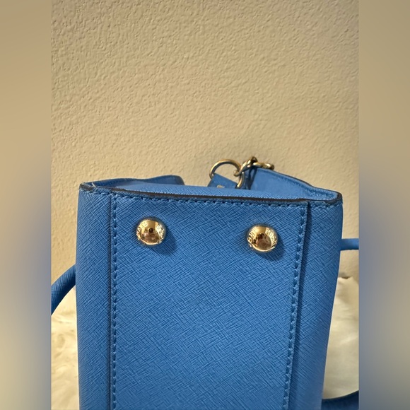 Michael Kors Heritage Blue Hamilton Satchel - Picture 9 of 16